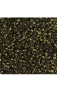 Miyuki delica beads 10/0 - Metallic olive DBM-11